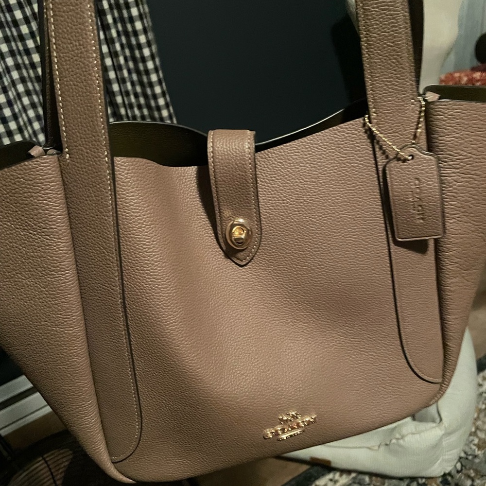coach hadley Brown Leather Tote Bag